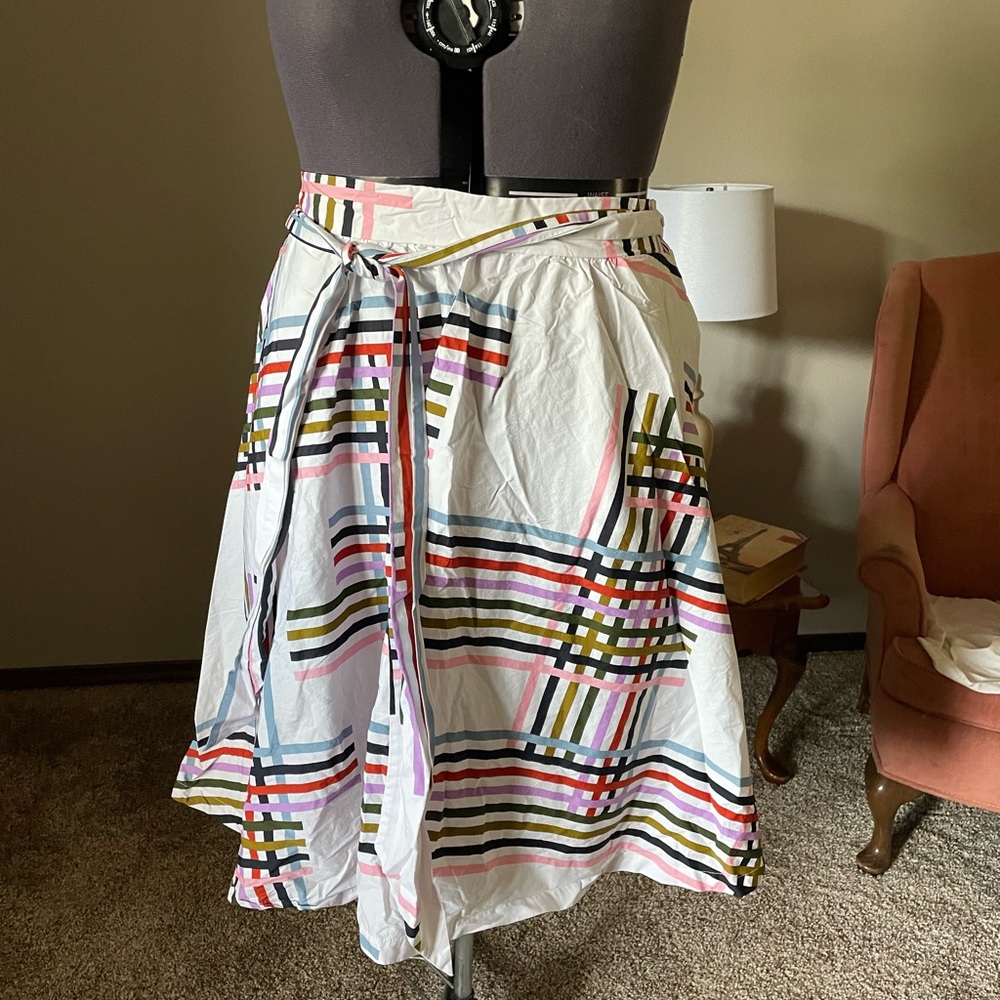 ELOQUII stripe skirt size 22